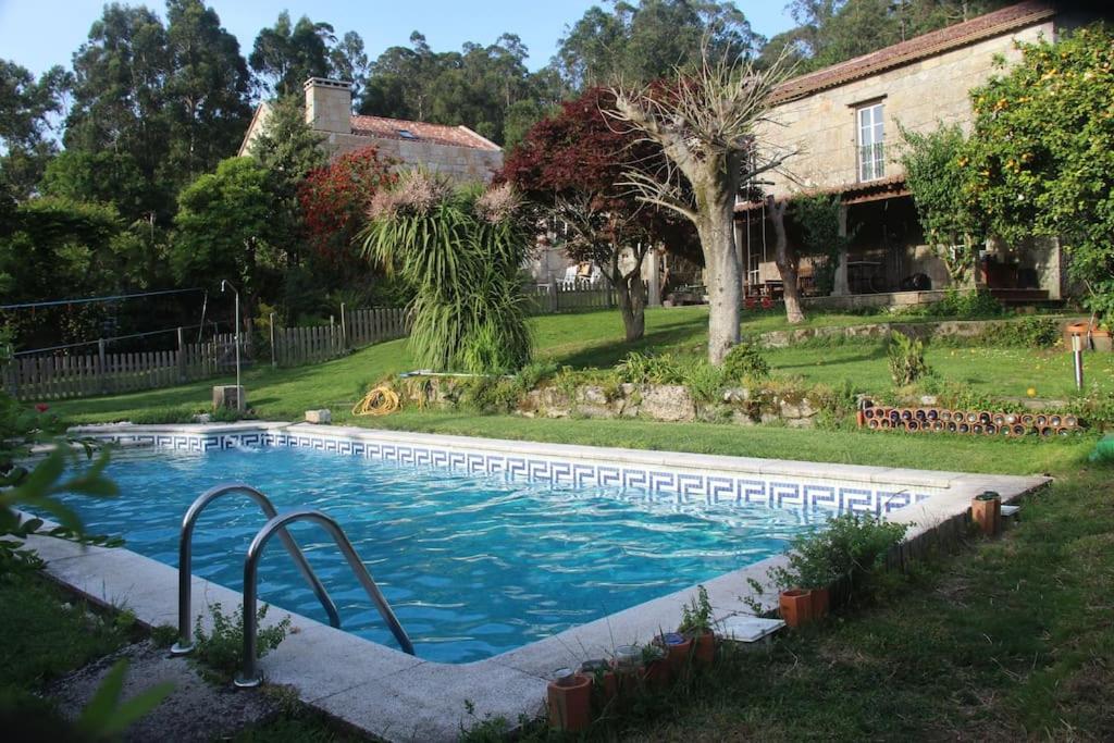 Apartamento rural con piscina compartida Gondomar Exterior foto